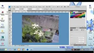 How to crop a picture, image or photos in adobe Photoshop CS