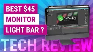 $45 Wide Monitor Light Bar | Quntis 52cm Computer Screenbar Review