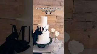 #monochromewedding #weddingdetails #monochrome #weddingcake #weddinginspiration