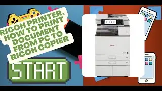 Ricoh Printer, How To Print Document From PC to Ricoh Copier MP 3353