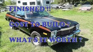 Restoration of a 1978 Dodge Aspen R/T - Part 20 -Final cost!