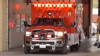 Burbank Fire Dept. RA11 Responding