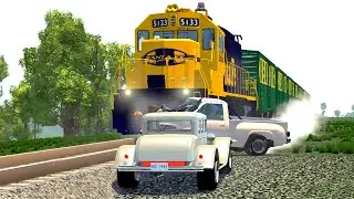 Train Accidents Loss of Control #1 - BeamNG Drive | Crashes Plus