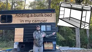 I built a bunk bed in my 1983 camper!