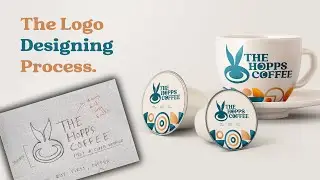 How to Create a Logo: Step-by-Step Tutorial for The Hopps Coffee