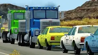 BeamNG Drive INSANE CRASHES #63