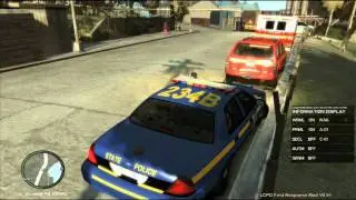 State Trooper Responding To A Crashed Car.