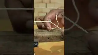 Remember this trick! How can you easily tie a secure knot? #shorts
