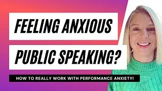 Feeling anxious public speaking? #publicspeaking #performanceanxiety #voicetraining #speakercoach
