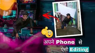 Cyberpunk Photo Editing Tutorial in PicsArt (HINDI) | Cyberpunk 2077 Concept Editing| 