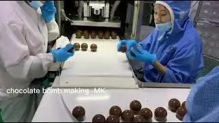 chocolate bomb balls making machine