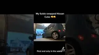 Subie Swapped Nissan Cube Cold Start 🤣