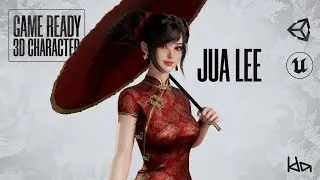 PREVIEW - GAME-READY 3D Character - Jua Lee