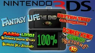 3DS Games I COMPLETED in January of 2025...