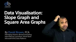 Data Visualisation: Slope Graph and Square Area Graphs