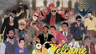 Welcome 3 Official Trailer Feat Sanjay dutt Nana patekar Anil kapoor Akshay kumar