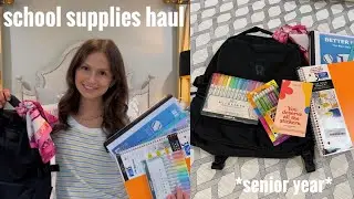 SCHOOL SUPPLIES HAUL 2022 *senior year*