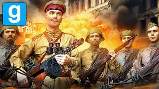 ОНЛАЙН ВОЙНА БИТВА МАФИИ ПРОТИВ СОВЕТСКИХ СОЛДАТ КООПЕРАТИВ В Garry's Mod