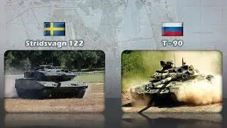 Stridsvagn 122 vs T-90 | That's your best main battle tank? (MBT)