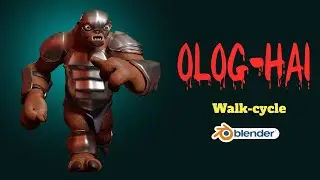 The Load of the Rings | Olog hai | 3d character modeling | Walk cycle