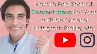 Social Media Marketing | How To Find Content Ideas | For Social Media