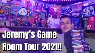 My Game Room Tour 2021!! - Jeremy