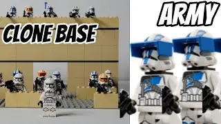 I built a Lego Clone Base!!! (ends in battle!)