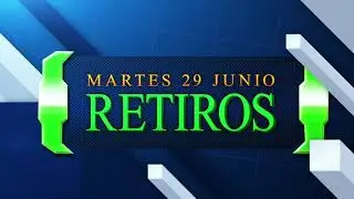 Retiros para el martes 29 junio 2021 en el Hipódromo V Centenario