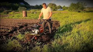 Фрезеруем целину!!! Мотоблок МБ-1(7л.с.)