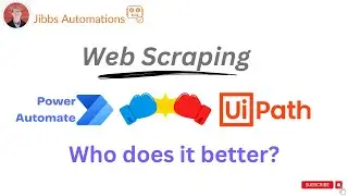 Web Scraping -  UiPath versus Power Automate Desktop!