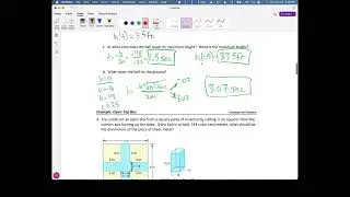 Modeling with Quadratics