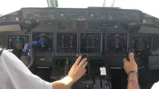 717 cockpit take off CPH-HEL