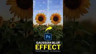 How To Create Stunning Gaussian Effect : Photoshop Tutorial #photoshop #tutorial #shorts