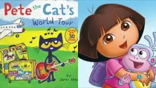 MERGED   Pete The Cat and Dora The Explorer Angel