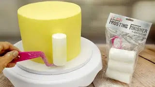 The Easiest Way To Layer And Cover A Cake In Buttercream With A Smooth Finish