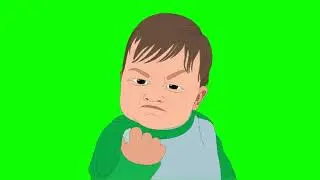 Success Kid Meme Green Screen | Green Screen Meme | Green Screen Background (No Copyright)