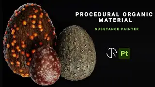 How Make a Procedural Organic Material in Substance Painter