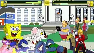 MUGEN: Aardvark/SpongeBob/Danger Mouse/Homer VS Edward Elric/Patrick/Count Duckula/Peter (Requested)