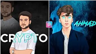 Create pubg logo like CRYPTO in picsart Mobile || Create 