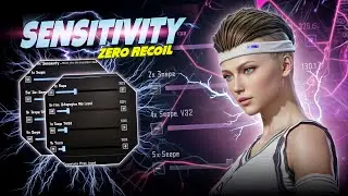 BGMI BEST ✅ SENSITIVITY SETTINGS | BGMI SENSITIVITY CODE TODAY | BGMI ZERO RECOIL SENSITIVITY #1