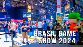 🎮 BRASIL GAME SHOW 2024【4K】| FULL TOUR | BGS 2024 - EXPO CENTER NORTE | WALKING TOUR