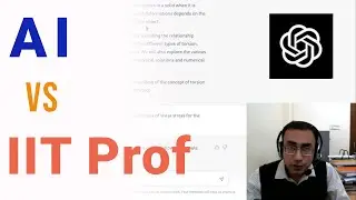 IIT prof reacts to a lecture by an AI (ChatGPT) | Can AI replace an IIT prof as teacher?