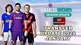 Pes 2021 New Option File | Smoke Patch 2023/2024 | Patch 23/24 | Transfer Update