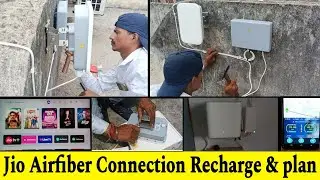 Jio Airfiber Full Installation Setup.. Booking Recharge Speed & Plan 
