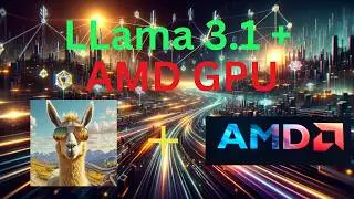AMD GPU 6700XT run Llama 3.1 (Ollama run llama3.1)