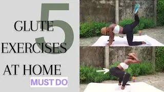 GLUTES NOT GROWING HOW TO FIX IT *At home lower body workout*🔥 YOU DON'T NEED A GYM  + grow booty