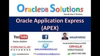 Oracle Apex | How To Install Oracle Apex 5.0.3 | Bangla | Apex-01