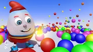 3D Surprise Egg and Color Balls l 3D Balls Show l Video for Children Toddlers and Babies