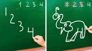 TOLLE ZEICHEN- UND MALTRICKS 🖍️🎨 NEUES SCHULJAHR, NEUE KUNSTFERTIGKEITEN