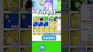 HUGE PET TRANSFER 😱🔥 #petsimulatorx